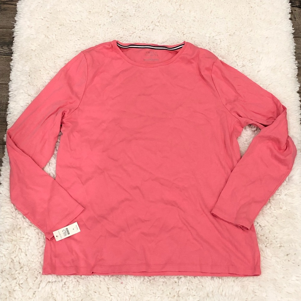 Pink long sleeve tee